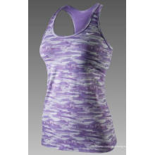 Tank Top quente sublimada na impressão Funky Crp-016